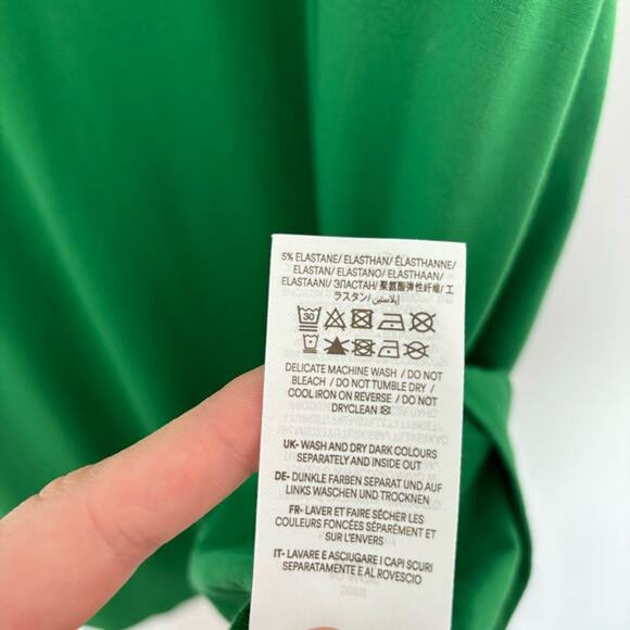 NEW Boden Green Square Neck Jersey Dress - Picture 7 of 7